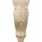 Ekena Millwork 4 3/4"W x 8"D x 13 1/4"H Large Fig Leaf Corbel, Rubberwood COR04X08X13FIRW - alternate 2